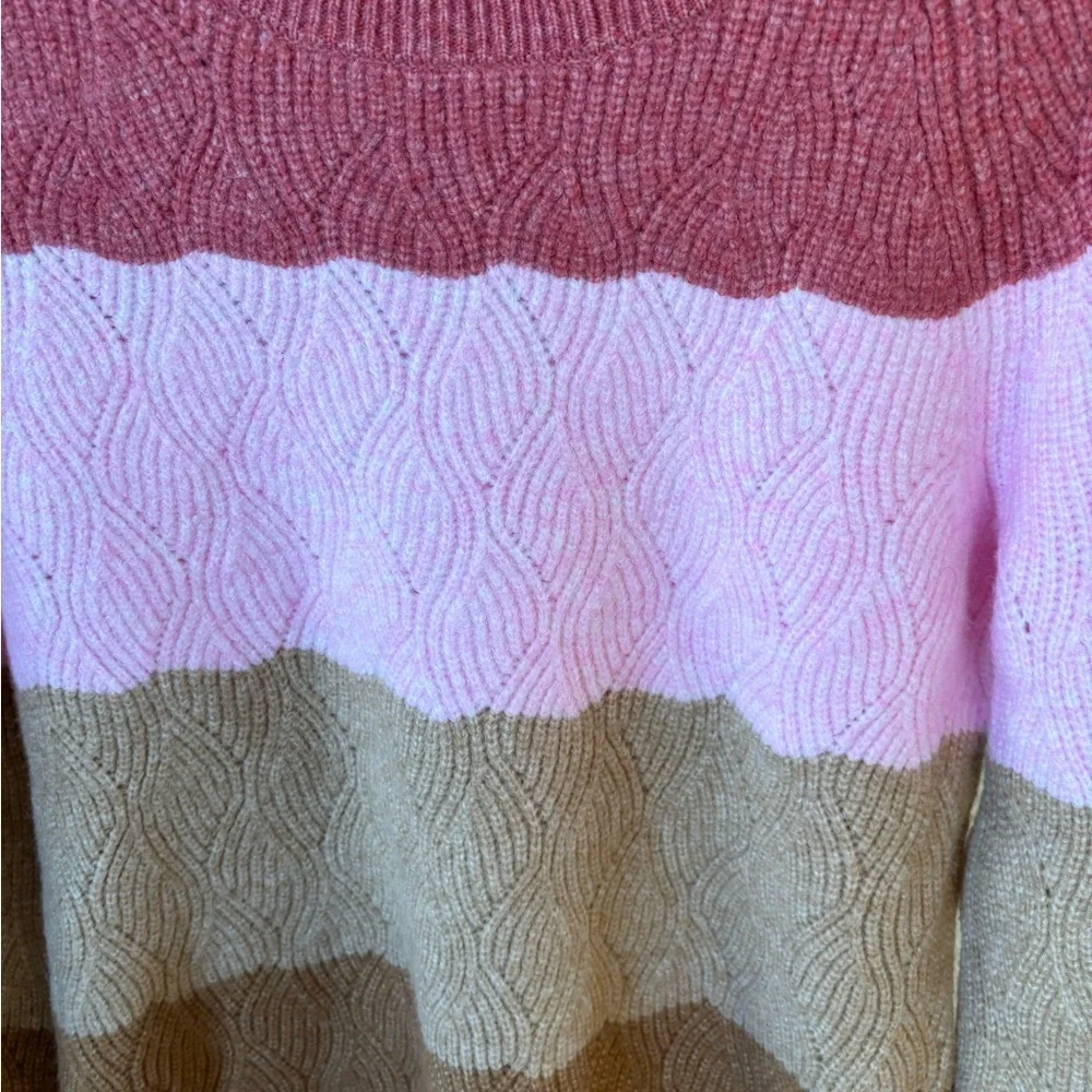 Talbots Multicolor Striped Sweater - Picture 3 of 5